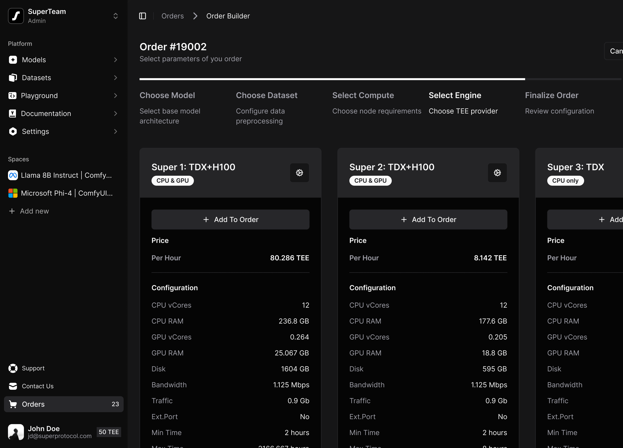 super protocol ui